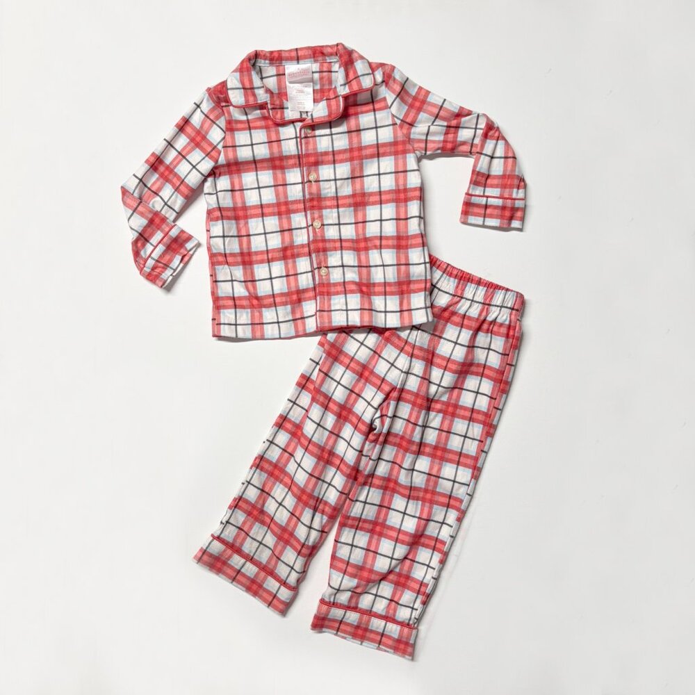 Wonder Shop Plaid Toddler Pajama Set